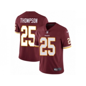 Men's Nike Washington Redskins #25 Chris Thompson Vapor Untouchable Limited Burgundy Red Team Color NFL Jersey