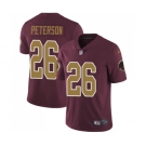 Men's Nike Washington Redskins #26 Adrian Peterson Burgundy Red Gold Number Alternate 80TH Anniversary Vapor Untouchable Limited Player NFL Jersey