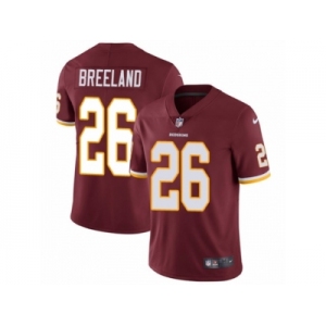 Men's Nike Washington Redskins #26 Bashaud Breeland Vapor Untouchable Limited Burgundy Red Team Color NFL Jersey