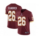 Men's Nike Washington Redskins #26 Orlando Scandrick Burgundy Red Team Color Vapor Untouchable Limited Player NFL Jersey