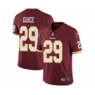 Men's Nike Washington Redskins #29 Derrius Guice Burgundy Red Team Color Vapor Untouchable Limited Player NFL Jersey