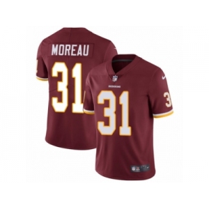 Men's Nike Washington Redskins #31 Fabian Moreau Vapor Untouchable Limited Burgundy Red Team Color NFL Jersey