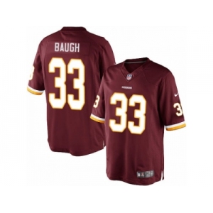 Men's Nike Washington Redskins #33 Sammy Baugh Limited Burgundy Red Team Color NFL Jersey