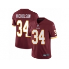 Men's Nike Washington Redskins #34 Montae Nicholson Vapor Untouchable Limited Burgundy Red Team Color NFL Jersey