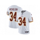 Men's Nike Washington Redskins #34 Montae Nicholson Vapor Untouchable Limited White NFL Jersey