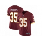 Men's Nike Washington Redskins #35 Dashaun Phillips Vapor Untouchable Limited Burgundy Red Team Color NFL Jersey