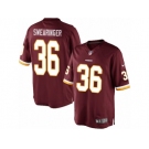 Men's Nike Washington Redskins #36 D.J. Swearinger Limited Burgundy Red Team Color NFL Jersey