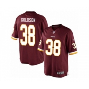 Men's Nike Washington Redskins #38 Dashon Goldson Limited Burgundy Red Team Color NFL Jersey