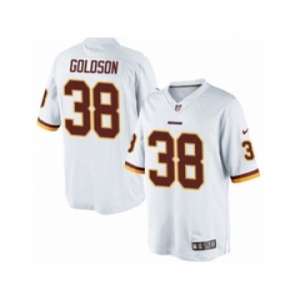 Men's Nike Washington Redskins #38 Dashon Goldson Limited White NFL Jersey