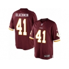 Men's Nike Washington Redskins #41 Will Blackmon Limited Burgundy Red Team Color NFL Jersey