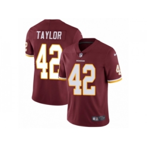 Men's Nike Washington Redskins #42 Charley Taylor Vapor Untouchable Limited Burgundy Red Team Color NFL Jersey