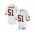 Men's Nike Washington Redskins #51 Will Compton Limited White NFL Jersey