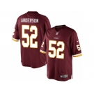 Men's Nike Washington Redskins #52 Ryan Anderson Limited Burgundy Red Team Color NFL Jersey