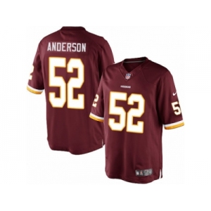 Men's Nike Washington Redskins #52 Ryan Anderson Limited Burgundy Red Team Color NFL Jersey