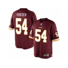 Men's Nike Washington Redskins #54 Mason Foster Limited Burgundy Red Team Color NFL Jersey