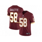 Men's Nike Washington Redskins #58 Junior Galette Vapor Untouchable Limited Burgundy Red Team Color NFL Jersey