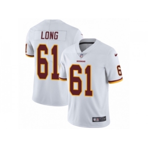 Men's Nike Washington Redskins #61 Spencer Long Vapor Untouchable Limited White NFL Jersey