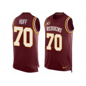 Men's Nike Washington Redskins #70 Sam Huff Limited Red Player Name & Number Tank Top NFL Jersey