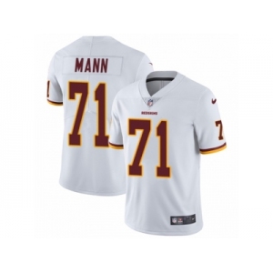 Men's Nike Washington Redskins #71 Charles Mann Vapor Untouchable Limited White NFL Jersey