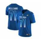 Men's Nike Washington Redskins #71 Trent Williams Limited Royal Blue NFC 2019 Pro Bowl NFL Jersey