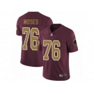 Men's Nike Washington Redskins #76 Morgan Moses Vapor Untouchable Limited Burgundy Red Gold Number Alternate 80TH Anniversary NFL Jersey