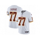 Men's Nike Washington Redskins #77 Shawn Lauvao Vapor Untouchable Limited White NFL Jersey