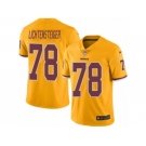 Men's Nike Washington Redskins #78 Kory Lichtensteiger Limited Gold Rush NFL Jersey