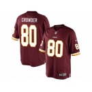 Men's Nike Washington Redskins #80 Jamison Crowder Limited Burgundy Red Team Color NFL Jersey