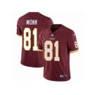 Men's Nike Washington Redskins #81 Art Monk Vapor Untouchable Limited Burgundy Red Team Color NFL Jersey