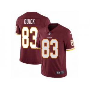 Men's Nike Washington Redskins #83 Brian Quick Vapor Untouchable Limited Burgundy Red Team Color NFL Jersey