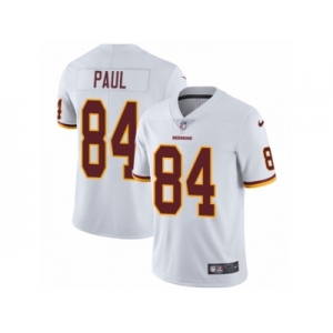 Men's Nike Washington Redskins #84 Niles Paul Vapor Untouchable Limited White NFL Jersey