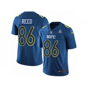 Men's Nike Washington Redskins #86 Jordan Reed Limited Blue 2017 Pro Bowl NFL Jersey