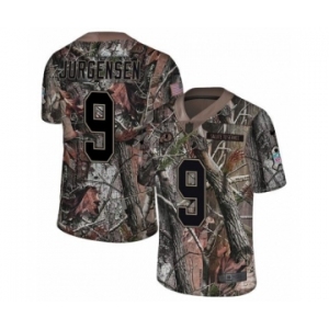 Men's Nike Washington Redskins #9 Sonny Jurgensen Limited Camo Rush Realtree NFL Jersey