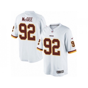 Men's Nike Washington Redskins #92 Stacy McGee Limited White NFL Jersey