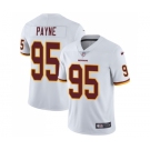 Men's Nike Washington Redskins #95 Da'Ron Payne White Vapor Untouchable Limited Player NFL Jersey