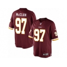 Men's Nike Washington Redskins #97 Terrell McClain Limited Burgundy Red Team Color NFL Jersey