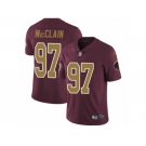 Men's Nike Washington Redskins #97 Terrell McClain Vapor Untouchable Limited Burgundy Red Gold Number Alternate 80TH Anniversary NFL Jersey