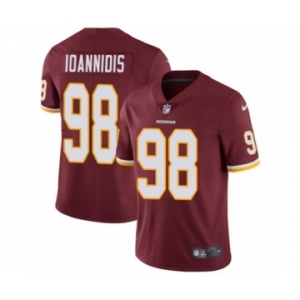 Men's Nike Washington Redskins #98 Matt Ioannidis Burgundy Red Team Color Vapor Untouchable Limited Player NFL Jersey