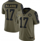 Men's Washington Football #17 Terry McLaurin Nike Olive 2021 Salute To Service Limited Player Jersey