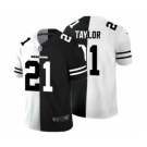 Men's Washington Football Team #21 Sean Taylor Black V White Peace Split Vapor Untouchable Limited Football Jersey