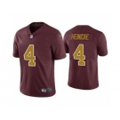 Men's Washington Football Team #4 Taylor Heinicke Red Vapor Untouchable Limited Stitched Jersey