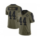 Men's Washington Football Team John Riggins Football Olive 2021 Salute To Service Retired Player Limited Jersey