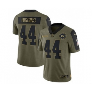 Men's Washington Football Team John Riggins Football Olive 2021 Salute To Service Retired Player Limited Jersey