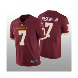 Men's Washington Football Team Red #7 Dwayne Haskins Jr. Vapor Untouchable Limited Stitched Football Jersey