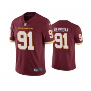 Men's Washington Football Team Red #91 Ryan Kerrigan Vapor Untouchable Limited Stitched Football Jersey