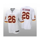 Men's Washington Football Team White #26 Adrian Peterson Vapor Untouchable Limited Stitched Football Jersey