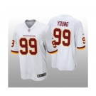 Men's Washington Football Team White #99 Chase Young Vapor Untouchable Limited Stitched Football Jersey