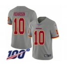 Men's Washington Redskins #10 Paul Richardson Limited Gray Inverted Legend 100th Season Football Jersey