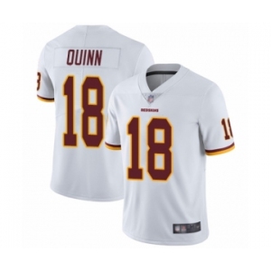 Men's Washington Redskins #18 Trey Quinn White Vapor Untouchable Limited Player Football Jersey