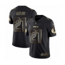 Men's Washington Redskins #21 Sean Taylor Black Gold Vapor Untouchable Limited Player Football Jersey